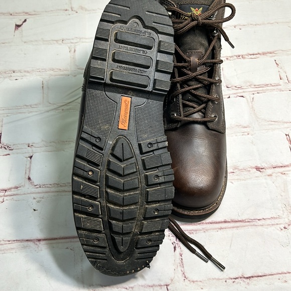 Men’s thorogood boots side 12 oil slip resistant lug sole work street wear - Picture 5 of 8